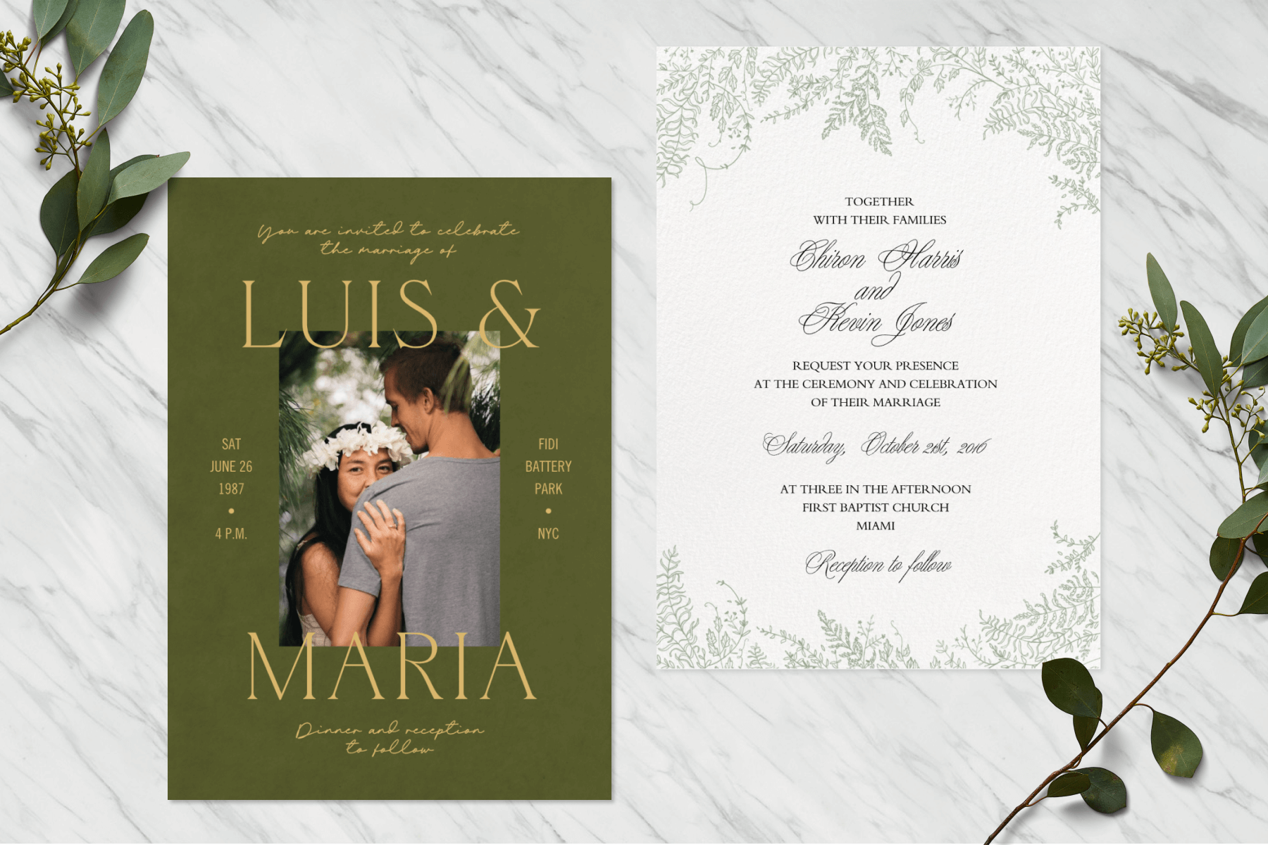 Invitation Cards, Wedding Invitations With Minimalist Design