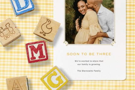 Creative pregnancy announcement card ideas 