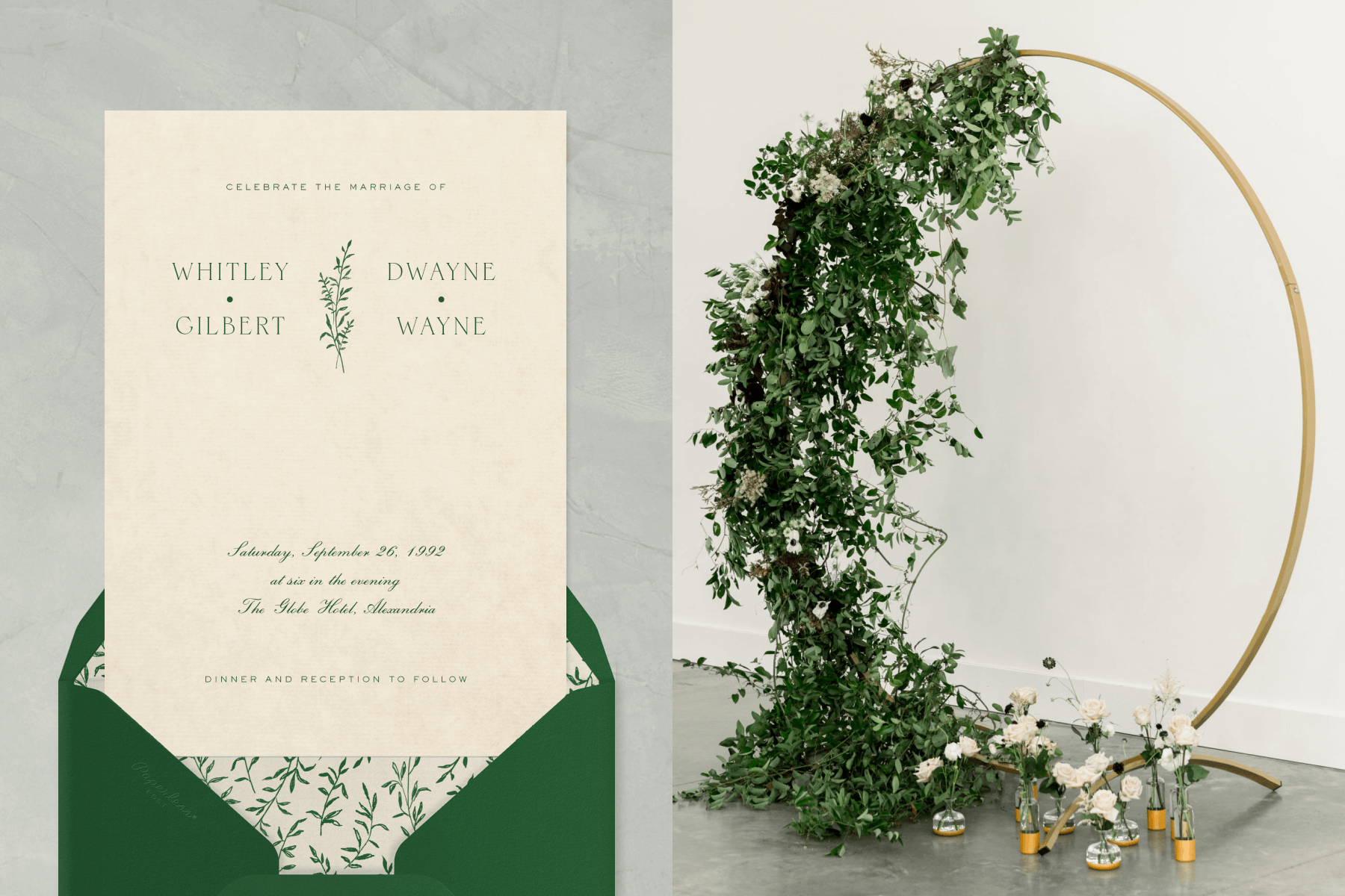 wedding invitation illustration