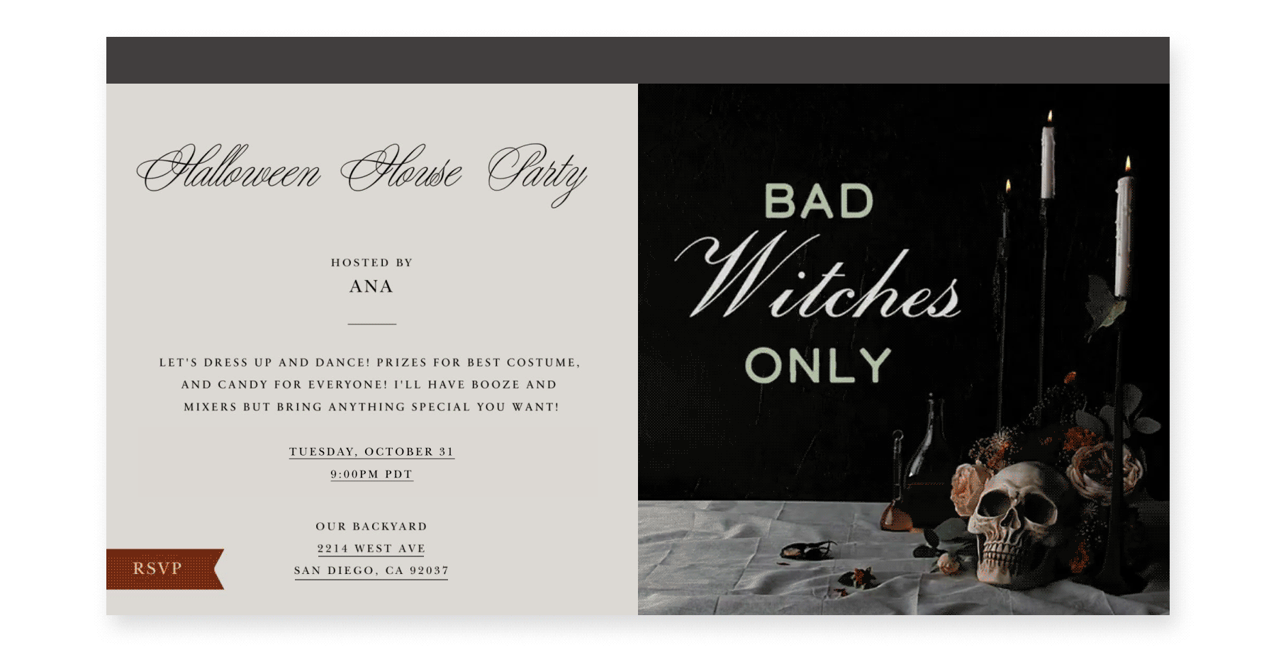 halloween costume party invitations wording