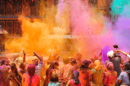 Throw some color on your celebration with these Holi party ideas