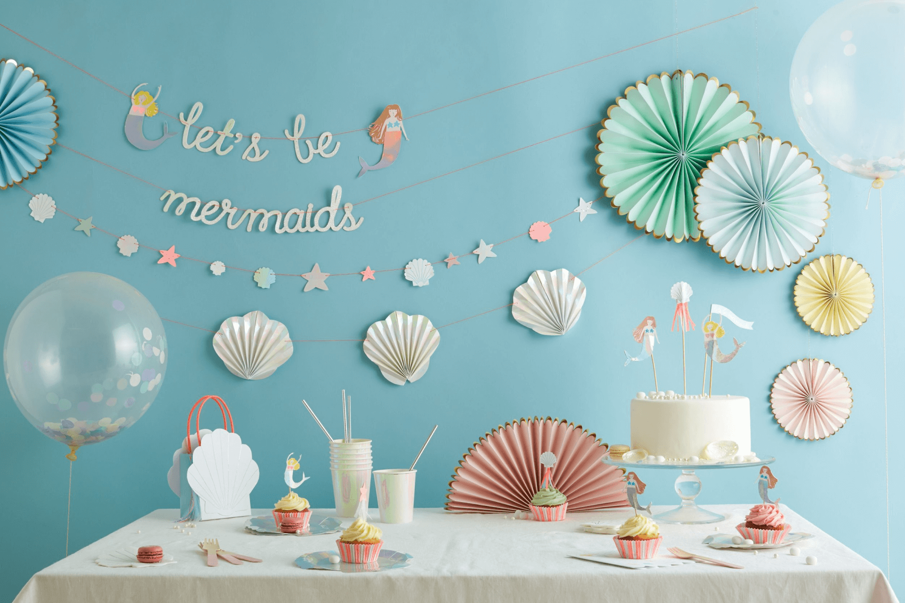 Mermaid-Themed Kids' Birthday Party Ideas