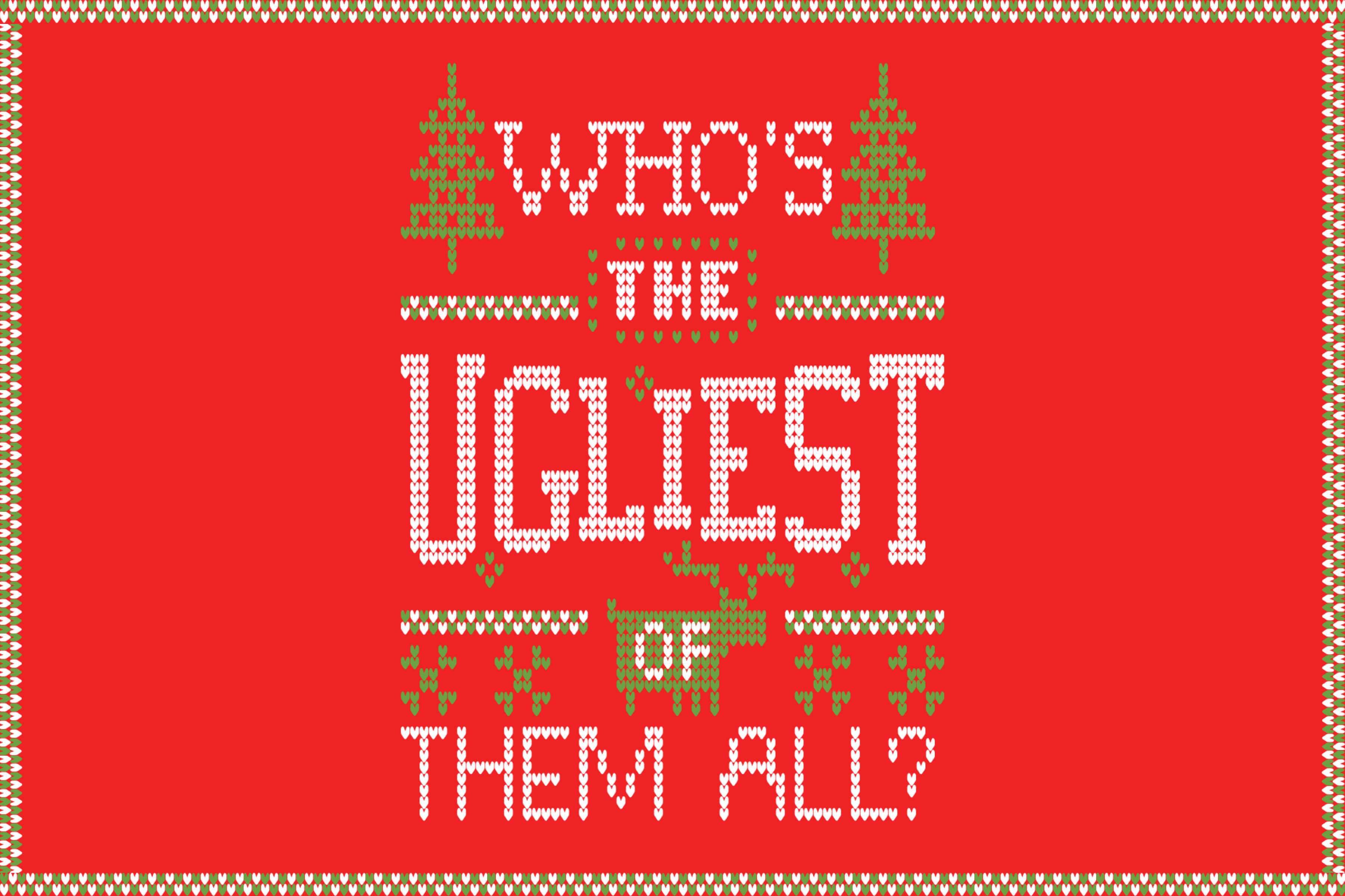 Free Printable Ugly Sweater Voting Ballot Template